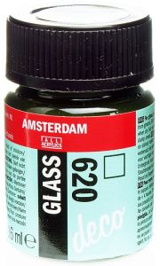 Amsterdam glass deco farba do szkla 16 ml 620 oliwkowy sloik